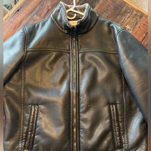Calvin Klein Faux Leather Bomber jacket
